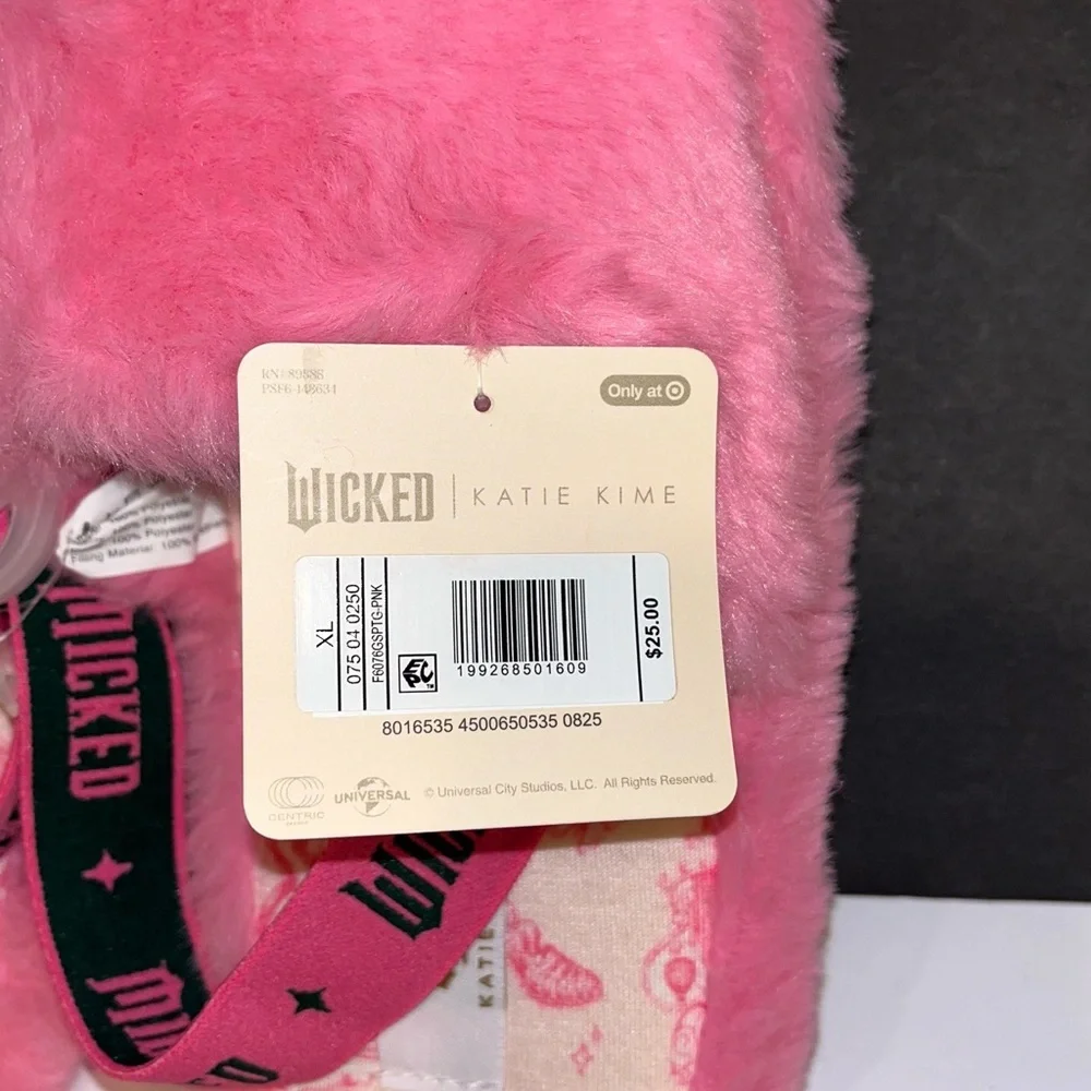 Katie Kime x Wicked Pink Fuzzy Slippers